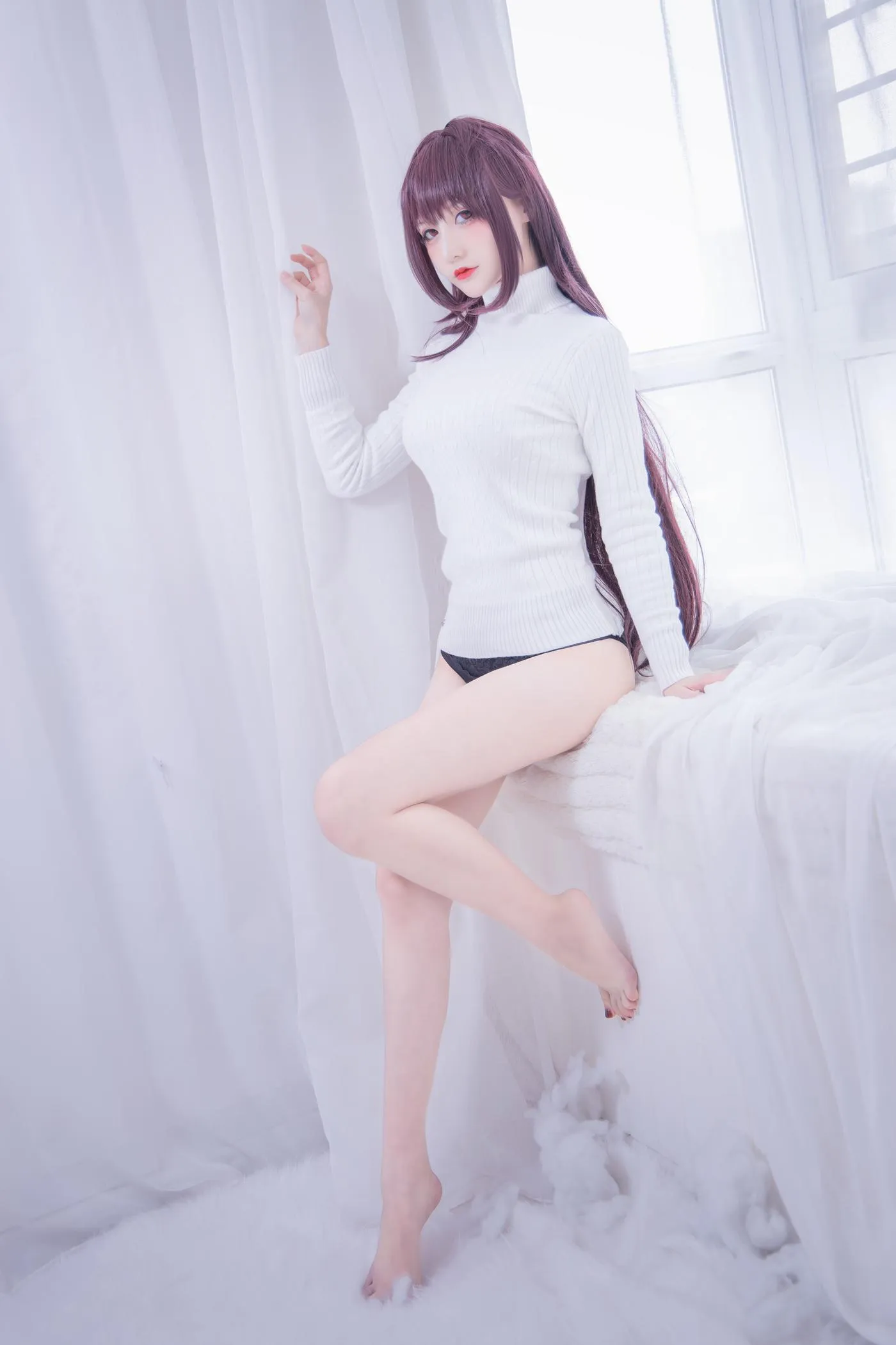 仙九Airi – NO.07 斯卡哈毛衣 [21P]插图